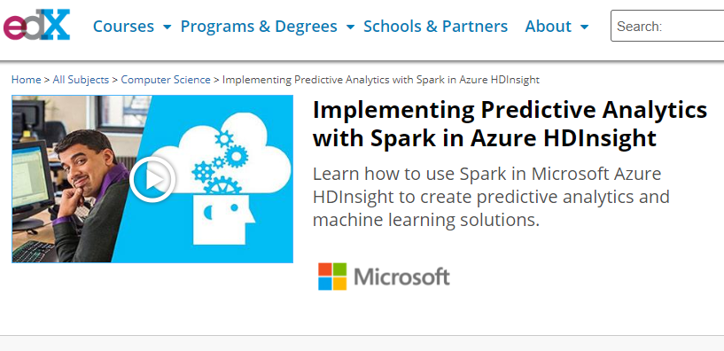 predictive modeling. 2 edx with spark