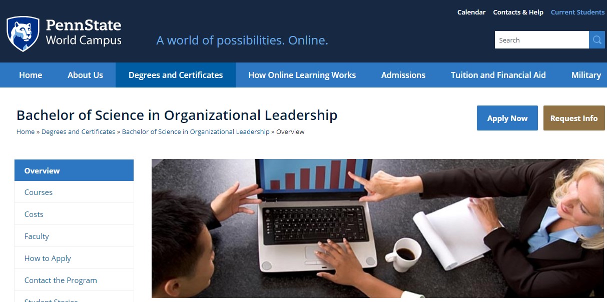 Pennsylvania State University Organizational Leadership