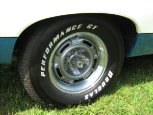 well maintained car tire
