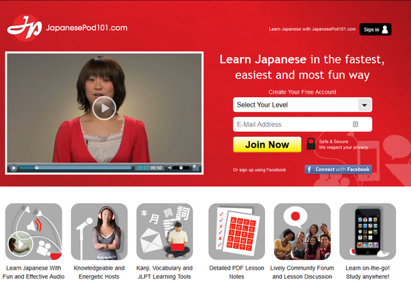 Japanesepod101 is the perfect way to learn Japanese online.