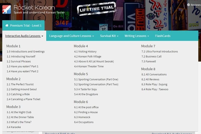 online korean course by rocketlanguages