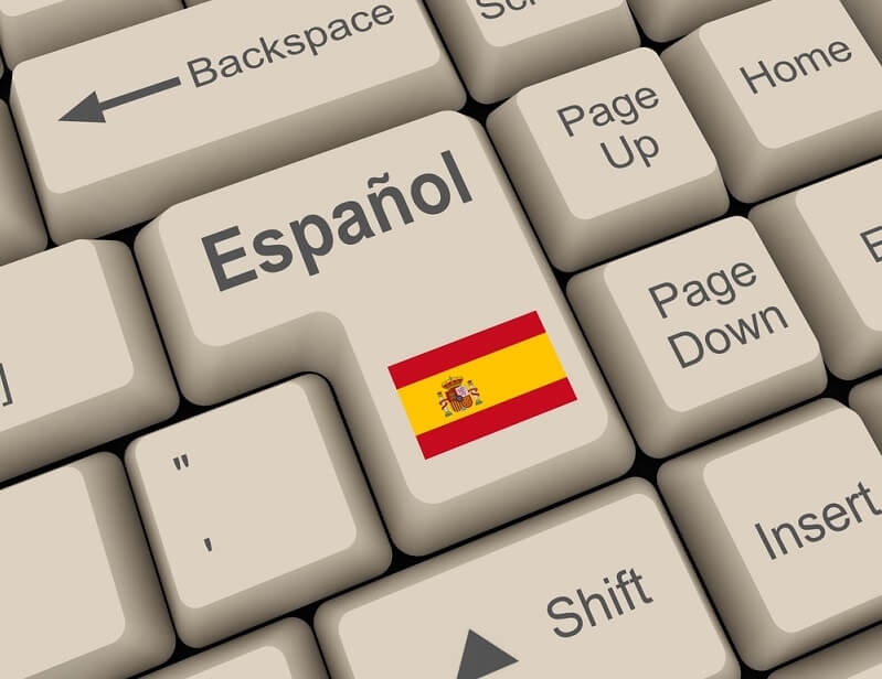Spanish enter button