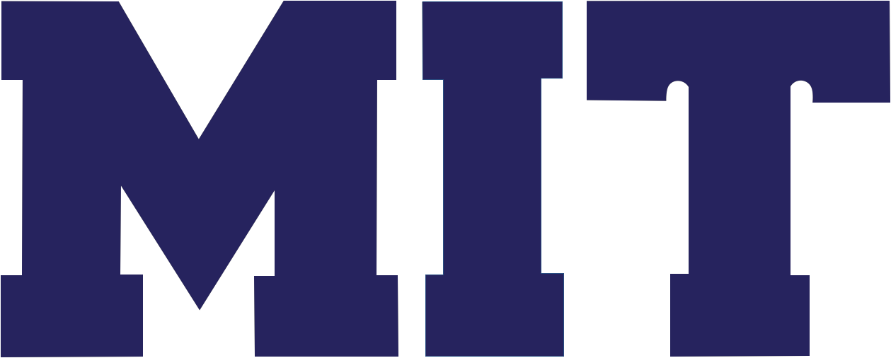 Blue MIT logo